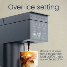 Chefman Single Serve Coffee Maker, Works with K-Cup & Grounds - Black