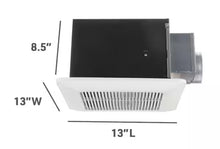 Panasonic
WhisperCeiling DC Fan, with Pick-A-Flow Speed Selector 50, 80 or 110 CFM and Flex-Z Fast Installation Bracket- new in box