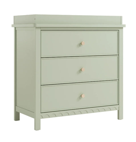 Graco Sasha 3 Drawer Infant Chest with Changing Topper, Sage!! NEW IN BOX!!
