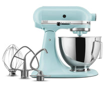 KitchenAid Deluxe Series 4.5 Quart Tilt-Head Stand Mixer with Stainless Bowl, Mineral Water Blue