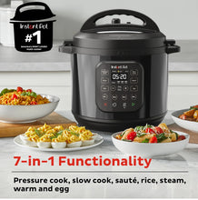 Instant Pot 8Qt RIO Chef Series 7-in-1 Multi-Cooker, Pressure Cook, Slow Cook, & more, Black!! NEW IN BOX!!