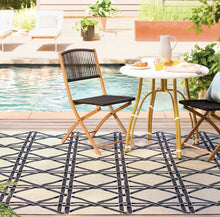 8'x10' Star Rope Rectangular Woven Outdoor Area Rug Blue - Threshold - WE DO NOT SHIP!!