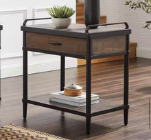 Emy Rustic Accent End Table! (NEW IN BOX)