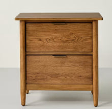 2 Drawer Modern Wood Nightstand - Hearth & Hand with Magnolia! (NEW IN BOX)