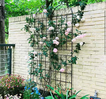 7.2 ft. Black Outdoor Metal Rustproof Garden Trellis, (2-Pack)! (NEW IN BOX)