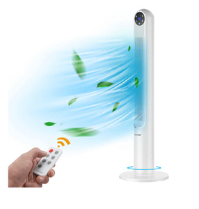 Costway 42'' Tower Fan Smart Display Panel 12H Timer 80 Degree Oscillating Fan w/Remote White!! NEW IN BOX!!