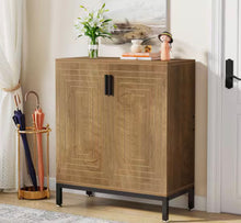 37 in. H x 31 in. W Rustic Brown MDF Shoe Storage Cabinet, 20 Pairs Entryway Shoe Cabinet, 5-Tier Shoe Racks Organizer! (NEW IN BOX)
