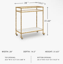 Everly Quinn Maiysha Bar Cart