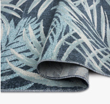 Tommy Bahama Malibu Palm Springs Coastal Indoor/Outdoor Area Rug, Blue/Navy - 10’2” x 7’10”!