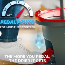 O-Cedar EasyWring Spin Mop and Bucket System: Portable, Non-Abrasive, Reusable, Extendable Handle! (NEW)