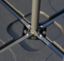 Outsunny 39.75 in. Offset Patio Umbrella Base Weight Set in Black (4-Piece)!! NEW IN BOX!!