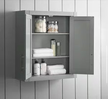 Crosley Savannah 22 in. x 26 in. x 8 in. Surface-Mount Medicine Cabinet in Gray!! NEW IN BOX!!