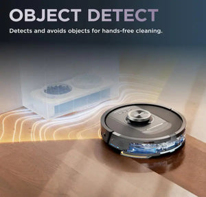 Shark PowerDetect NeverTouch 13in Robotic Vacuum and Mop with Smart Navigation Path, Bagless, HEPA, Multisurface in Gray!! NEW IN BOX!!
