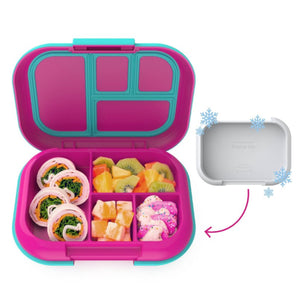 Bentgo Kids' Chill Lunch Box, Bento-Style Solution, 4 Compartments & Removable Ice Pack!! NEW IN BOX!!