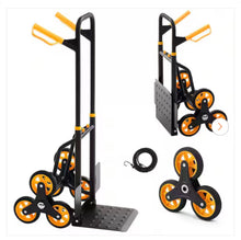 Stair Climbing Cart, 440 lbs. Stair-Climbing Capacity, Heavy-Duty Folding Trolley Cart, Telescoping Handle, Hand Truck- new and assembled