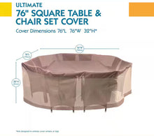 Duckcovers Ultimate 76 in. Square Patio Table and Chair Set Cover!! BRAND NEW!!