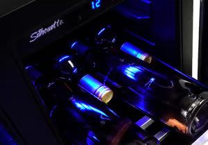 Silhouette Dual Zone 23.81 in. Wide 60 beverage cans and 27 bottles of wine Built-in Beverage Center in Stainless Steel! (BRAND NEW)