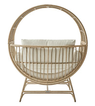 Better Homes & Gardens Bellamy Round Wicker Outdoor Egg Chair, Beige!! NEW AND ASSEMBLED!!
