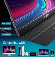 Lifelong Portable Monitor 15.6" 1080P Model G70: High-Definition Display, IPS Panel! (NEW IN BOX)