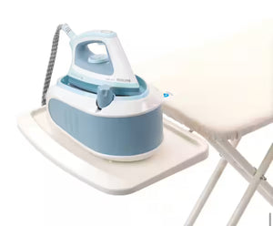 Brabantia Ironing Board C with Solid Steam Unit Holder, Cotton Flower Cover and White Frame! (NEW)