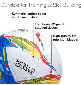 Xcello Sports Soccer Balls - Size  5 - Two Unique Graphics**New in box**