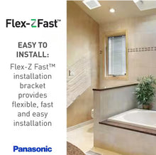 Panasonic
WhisperCeiling DC Fan, with Pick-A-Flow Speed Selector 50, 80 or 110 CFM and Flex-Z Fast Installation Bracket- new in box
