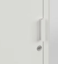 Metal Rolling Locker Storage Cabinet with Lock, White! (NEW)