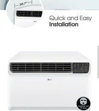 LG 23,500 BTU 230/208V Window Air Conditioner Cools 1450 Sq. Ft. with Dual Inverter, Wi-Fi Enabled and Remote in White! (NEW IN BOX) - (CHECK YOUR OUTLET!)