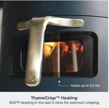 Thyme & Table 6QT Air Fryer, with ThymeCrisp™ and Ceramic-Coated Nonstick Basket, Atlantic Blue!! WE DO NOT SHIP!!