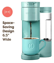 Keurig K-Express Essentials Seafoam Green Single-Serve K-Cup Pod Coffee Maker!! LIGHTLY USED(TESTED WORKS GREAT)!!