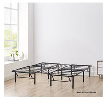 Allswell 14" High Convertible Platform Metal Bed Frame, Queen/King, Black**New in box**