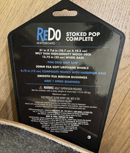 ReDo Skateboard Co. Standard Skateboard Green Monster 31"! (NEW - WRAPPED IN PLASTIC)