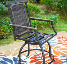Set of 4 Metal Bar Height Outdoor Dining Rattan Bistro Chairs with Gray Cushions! (NEW IN BOXES - CHAIRS ONLY)