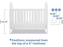Delta Children Milano 4-in-1 Convertible Crib, White! (NEW IN BOX)