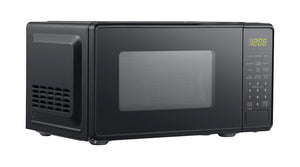 Mainstays 0.7 cu. ft. Countertop Microwave Oven, 700 Watts, Black, **New, Had to replace the power cord**