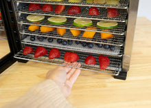 NESCO 8-Tray Premium Stainless Steel Digital Dehydrator with Glass Window