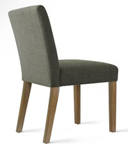 Maison Boucle Set of 4 Moss Green Upholstered Dining Chairs with Wood Legs and Padded Seat for Kitchen Dining Room - WE DO NOT SHIP!!