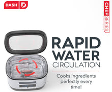 Dash Chef Series Stainless Steel Sous Vide, 8.5 quart, Silver/Black