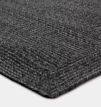 7'x10' Natural Woven Rectangular Braided Outdoor Area Rug Heathered Charcoal - Threshold! (NEW)