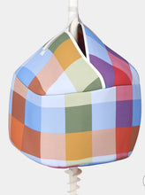 6' Round Beach Umbrella Checkered - Room Essentials! (NEW)