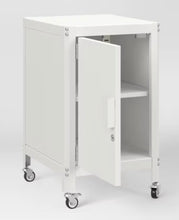 Metal Rolling Locker Storage Cabinet with Lock, White! (NEW)