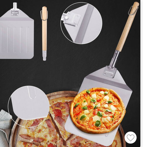 Royal Gourmet 3-Piece Pizza Set including pizza stone, peel and cutter - new in box