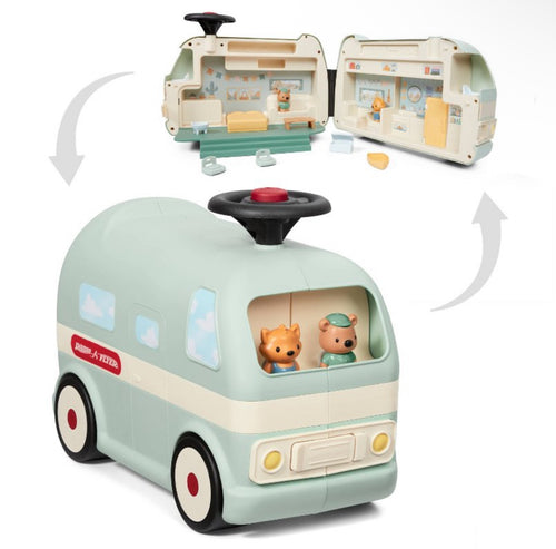 Radio Flyer Park & Play Camper Riding Toy: Steel & Plastic, Ages 1.5-4, 42 lb Capacity!! NEW IN BOX!!