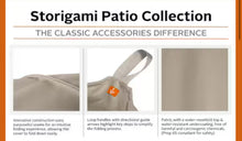 Storigami 140 in. L x 70 in. W x 35 in. H Goat Tan Easy Fold General Purpose Patio Furniture Cover! (BRAND NEW)