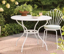 Round Metal Outdoor Patio Bistro Table White - Threshold designed with Studio McGee! (NEW)