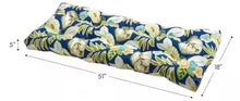 Marlow Floral Rectangle Outdoor Bench Cushion, 2Pc!