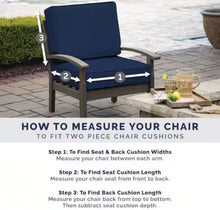 Set of 4 - 22 in. x 24 in. 2-Piece Deep Seating Outdoor Lounge Chair Cushion in Tan, Butts & Backs! (NEW IN BOX’S)