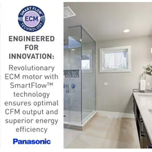 Panasonic
WhisperCeiling DC Fan, with Pick-A-Flow Speed Selector 50, 80 or 110 CFM and Flex-Z Fast Installation Bracket- new in box