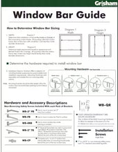 Grisham 30” x 54” Spear Point Window Bar Guard!! NEW IN BOX!!