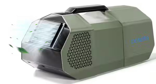 Hoore 1450 BTU (DOE SACC) 100-Volt Inverter Quiet Portable Outdoor Air Conditioner for Tent for 50 Sq. Ft. in Green! (NEW IN BOX)
